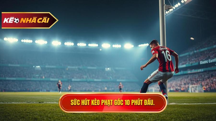 Sức hút kèo phạt góc 10 phút đầu