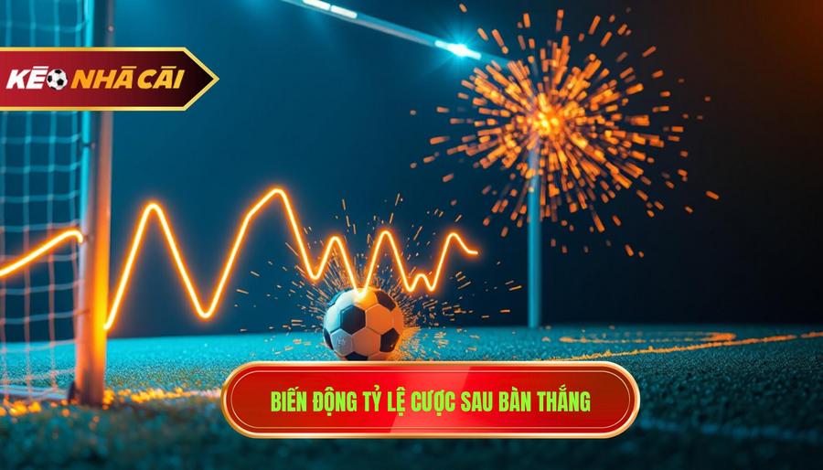 Biến động tỷ lệ cược sau bàn thắng