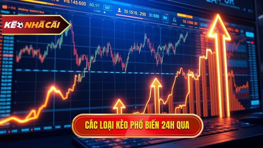 Các loại kèo phổ biến cần theo dõi trong 24h qua