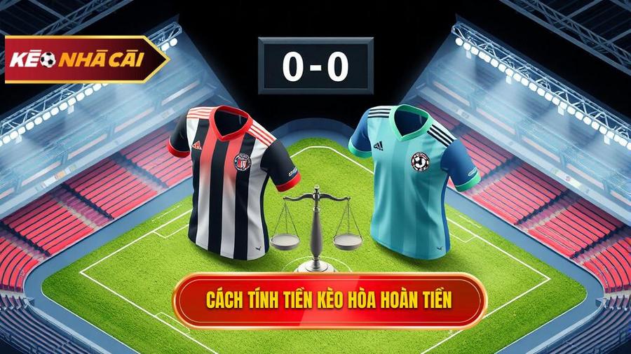 Cách tính tiền trong Kèo hòa hoàn tiền (Draw no bet)
