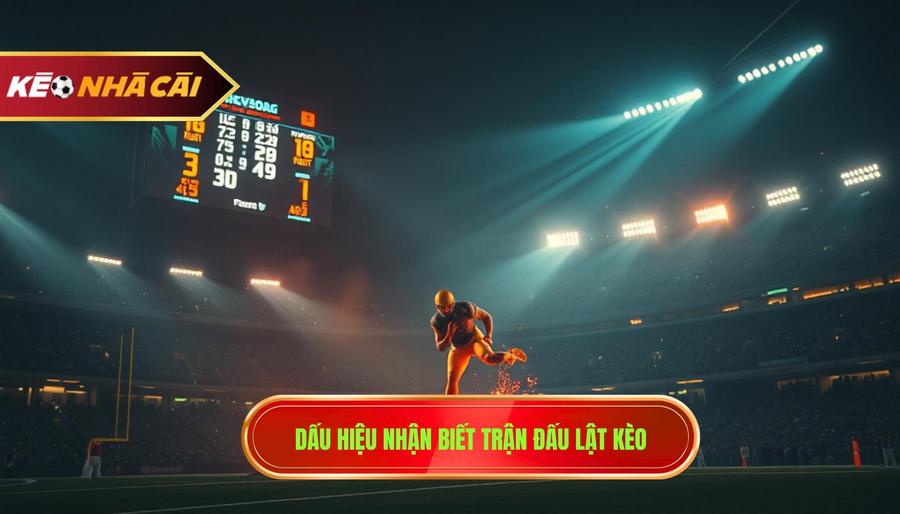 Dấu hiệu nhận biết trận đấu lật kèo