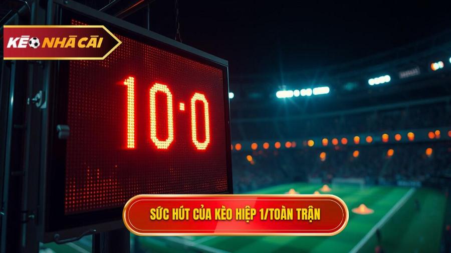 Tại sao Kèo thắng hiệp 1 thắng cả trận lại thu hút người chơi?