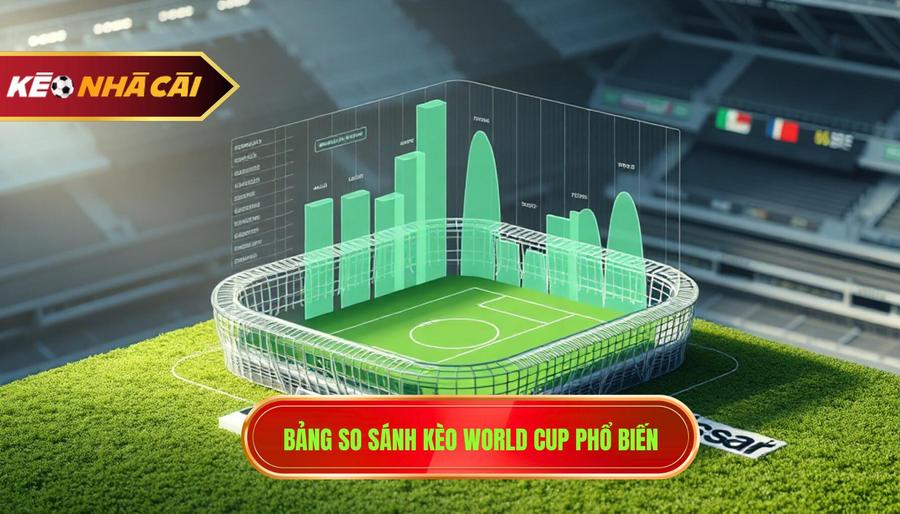Bảng so sánh kèo World Cup phổ biến
